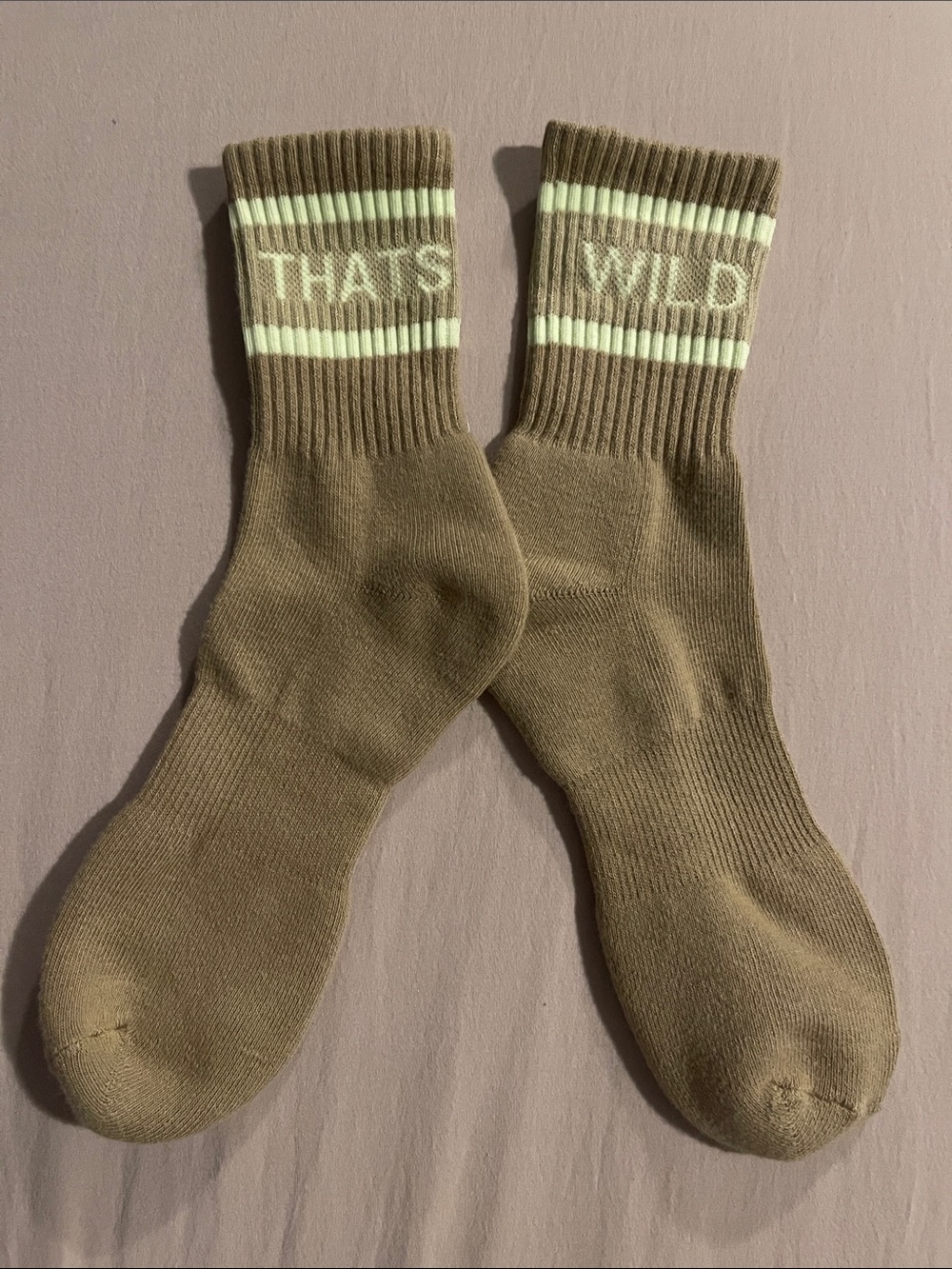 Aerie “that’s wild” crew socks